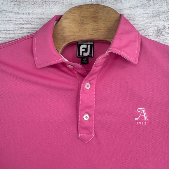 FootJoy Other - FootJoy Golf Polo Athletic Fit Pink Short Sleeve Golf Shirt‎ Medium Performance